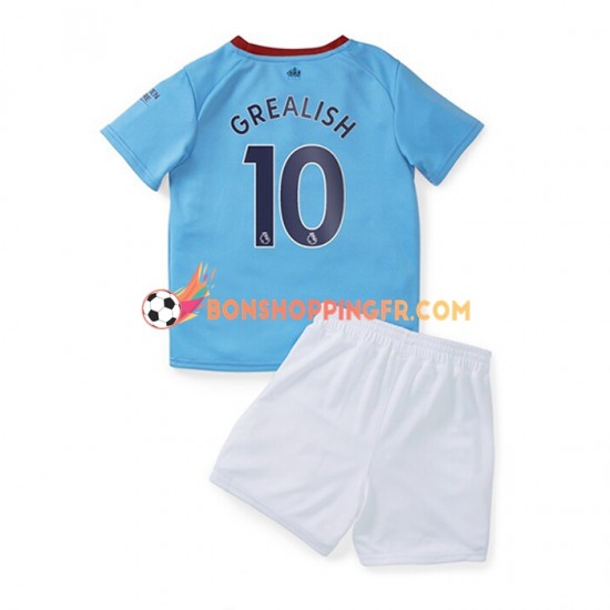Maillot Domicile Manchester City Grealish 10 2022-2023 Manches Courtes Jeune Enfant(+shorts)