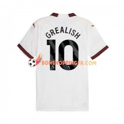 Maillot Extérieur Manchester City Jack Grealish 10 2023-2024 Manches Courtes Homme
