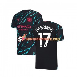 Maillot 3ème Manchester City Kevin De Bruyne 17 2023-2024 Manches Courtes Homme