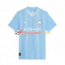 Maillot Domicile Manchester City 2023-2024 Manches Courtes Femme
