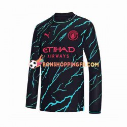 Maillot 3ème Manchester City 2023-2024 Manches Longues Homme