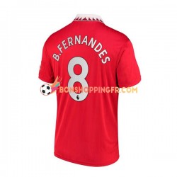 Maillot Domicile Manchester United Bruno Fernandes 8 2022-2023 Manches Courtes Homme