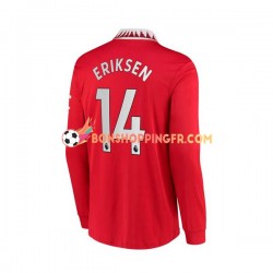Maillot Domicile Manchester United Christian Eriksen 14 2022-2023 Manches Longues Homme