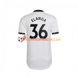 Maillot Extérieur Manchester United Elanga 36 2022-2023 Manches Courtes Homme