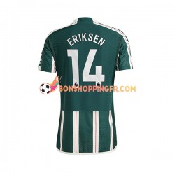 Maillot Extérieur Manchester United Eriksen 14 2023-2024 Manches Courtes Homme