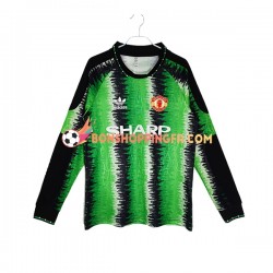 Maillot Rétro Domicile Manchester United Gardien 1990-1991 Manches Longues Homme