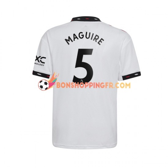 Maillot Extérieur Manchester United Harry Maguire 5 2022-2023 Manches Courtes Homme