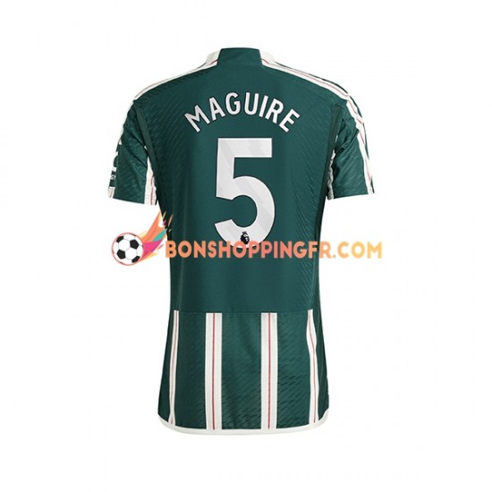 Maillot Extérieur Manchester United Harry Maguire 5 2023-2024 Manches Courtes Homme
