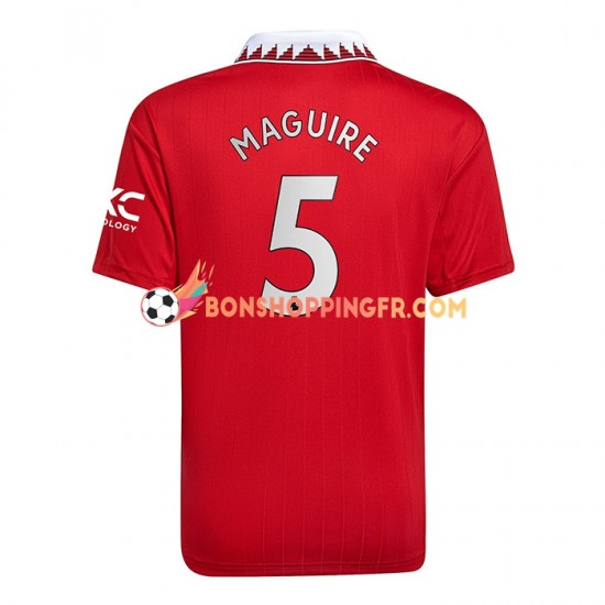 Maillot Domicile Manchester United Harry Maguire 5 2022-2023 Manches Courtes Homme