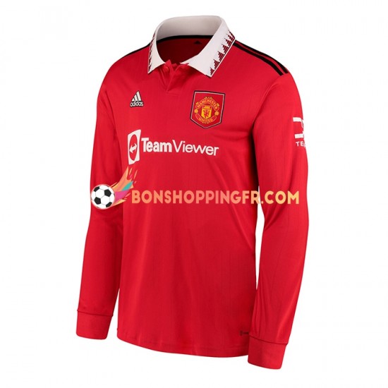 Maillot Domicile Manchester United 2022-2023 Manches Longues Homme