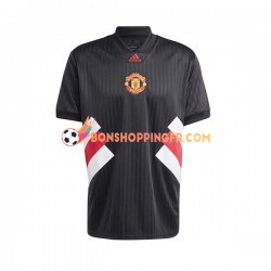 Maillot Rétro Domicile Manchester United Icon 2022-2023 Manches Courtes Homme