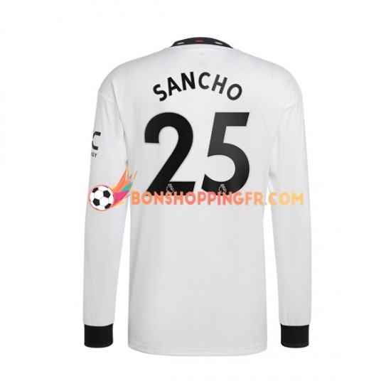 Maillot Extérieur Manchester United Jadon Sancho 25 2022-2023 Manches Longues Homme