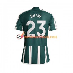 Maillot Extérieur Manchester United Luke Shaw 23 2023-2024 Manches Courtes Homme