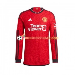 Maillot Domicile Manchester United Marcus Rashford 10 2023-2024 Manches Longues Homme