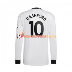 Maillot Extérieur Manchester United Rashford 10 2022-2023 Manches Longues Homme