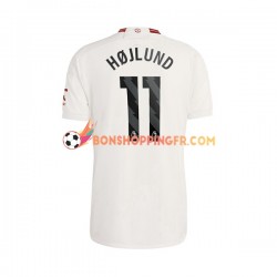 Maillot 3ème Manchester United Rasmus Hojlund 11 2023-2024 Manches Courtes Homme