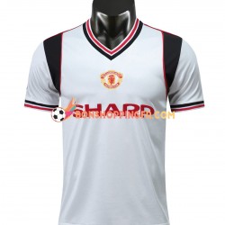 Maillot Rétro Extérieur Manchester United 1985 Manches Courtes Homme
