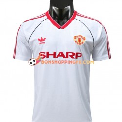 Maillot Rétro Extérieur Manchester United 1988 Manches Courtes Homme