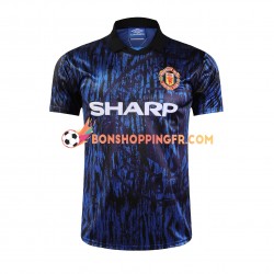 Maillot Rétro Extérieur Manchester United 1993 Manches Courtes Homme