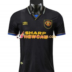 Maillot Rétro Extérieur Manchester United 1994 Manches Courtes Homme