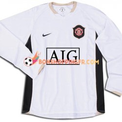 Maillot Rétro Extérieur Manchester United 2006-2007 Manches Longues Homme
