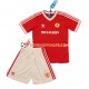 Maillot Rétro Domicile Manchester United 1984 Manches Courtes Jeune Enfant(+shorts)