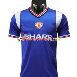 Maillot Rétro 3ème Manchester United 1985 Manches Courtes Homme