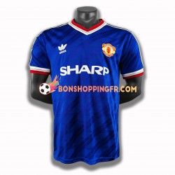 Maillot Rétro 3ème Manchester United 1986 Manches Courtes Homme