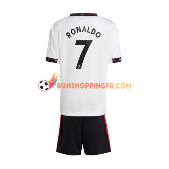 Maillot Extérieur Manchester United Ronaldo 7 2022-2023 Manches Courtes Jeune Enfant(+shorts)