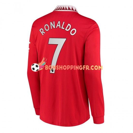 Maillot Domicile Manchester United Ronaldo 7 2022-2023 Manches Longues Homme