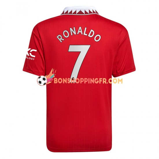 Maillot Domicile Manchester United Ronaldo 7 2022-2023 Manches Courtes Homme