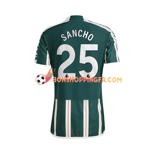 Maillot Extérieur Manchester United Sancho 25 2023-2024 Manches Courtes Homme