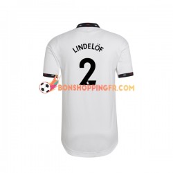 Maillot Extérieur Manchester United Victor Lindelof 2 2022-2023 Manches Courtes Homme