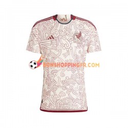 Maillot Extérieur Mexique Coupe du Monde 2022 Manches Courtes Homme