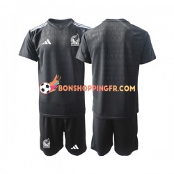 Maillot Domicile Mexique Gardien 2022 Manches Courtes Jeune Enfant(+shorts)