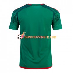 Maillot Domicile Mexique Coupe du Monde 2022 Manches Courtes Homme