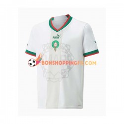 Maillot Extérieur Maroc Coupe du Monde 2022 Manches Courtes Homme