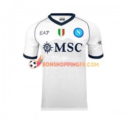 Maillot Extérieur Naples 2023-2024 Manches Courtes Homme