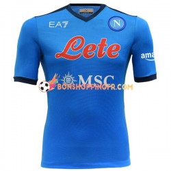 Maillot Domicile Naples 2021-2022 Manches Courtes Homme