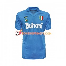 Maillot Rétro Domicile Naples 1987 1988 Manches Courtes Homme