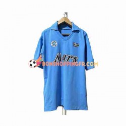 Maillot Rétro Domicile Naples 1989 1990 Manches Courtes Homme