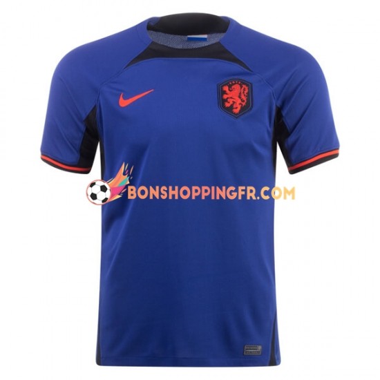 Maillot Extérieur Pays-Bas Coupe du Monde 2022 Manches Courtes Homme