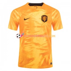 Maillot Domicile Pays-Bas Coupe du Monde 2022 Manches Courtes Homme