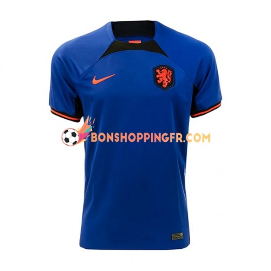 Maillot Extérieur Pays-Bas Memphis 10 Coupe du Monde 2022 Manches Courtes Homme