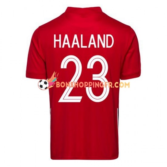 Maillot Domicile Norvège Erling Haaland 23 2020-2021 Manches Courtes Homme