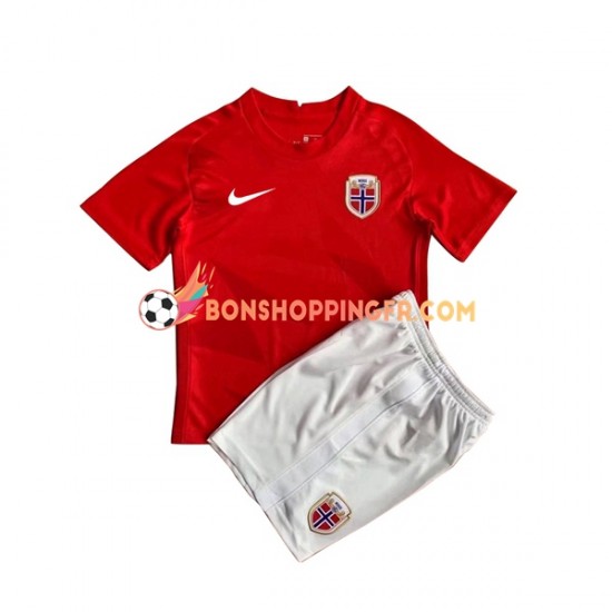 Maillot Domicile Norvège HAALAND 9 2022 Manches Courtes Jeune Enfant(+shorts)