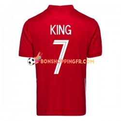 Maillot Domicile Norvège Joshua King 7 2020-2021 Manches Courtes Homme