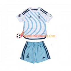 Maillot Extérieur Nottingham Forest 2023-2024 Manches Courtes Jeune Enfant(+shorts)