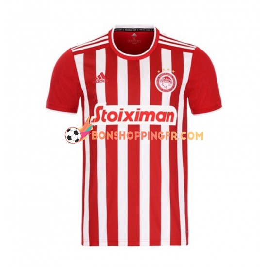 Maillot Domicile Olympiacos 2021-2022 Manches Courtes Homme