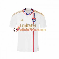 Maillot Domicile Olympique Lyonnais 2023-2024 Manches Courtes Homme